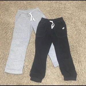 2 pairs of Carters fleece pants